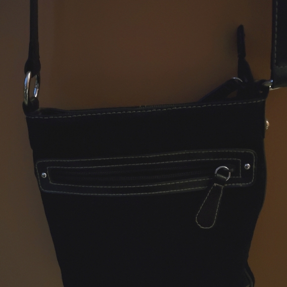 Cross Body Suede Purse - Picture 1 of 3